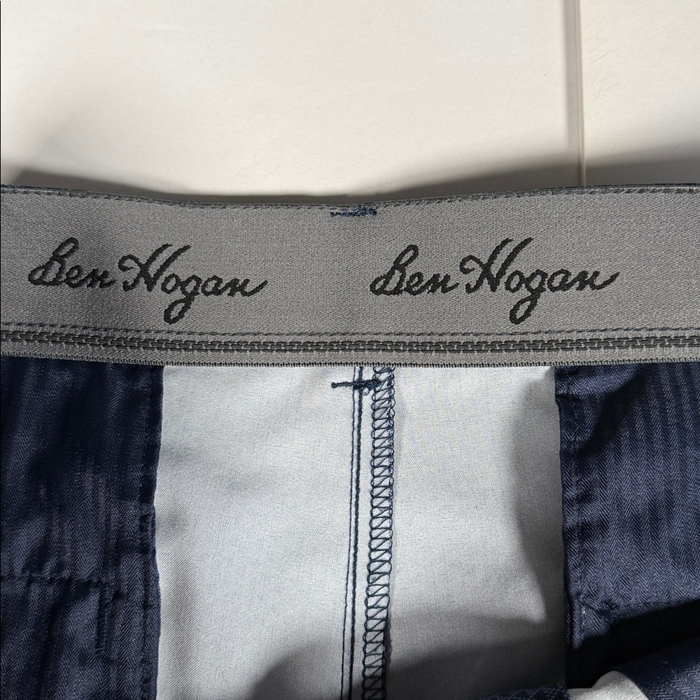 Ben Hogan Navy Patterned Flat Front Performance S… - image 2